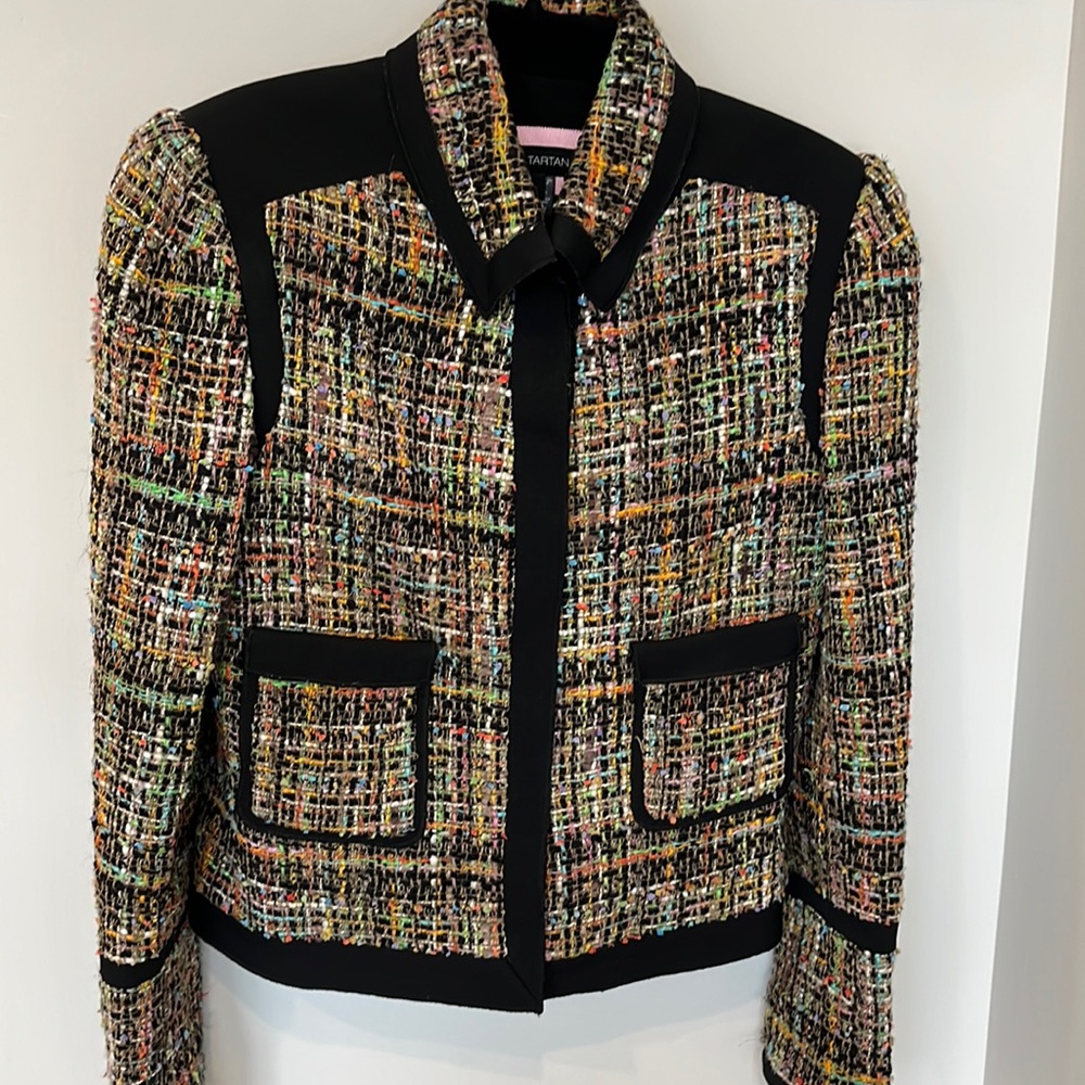 Pink Tartan rainbow blazer